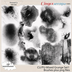 CU/PU-Mixed Grunge Brushes_Vol1 by Adrienne Skelton Designs
