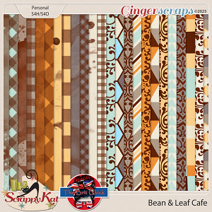 Bean & Leaf Cafe Patterned Papers by The Brit Chick