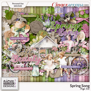 Spring Song Page Kit by Aimee Harrison