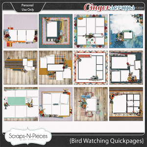 Bird Watching Quickpages by Scraps N Pieces