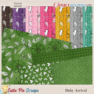 Baby Arrival Pattern Papers
