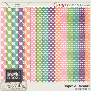 Hopes and Dreams Extra Papers by Tami Miller and Aimee Harrison