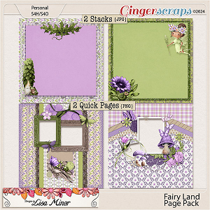 Fairy Land Page Pack from Designs by Lisa Minor Fairy Land Page Pack from Designs by Lisa Minor