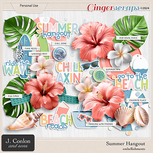 Summer Hangout Embellishments by J. Conlon and Sons