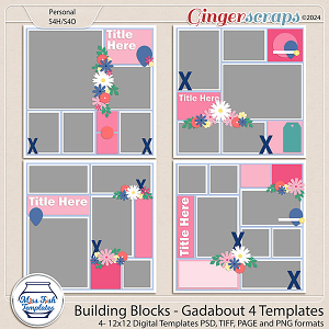 Building Blocks - Gadabout 4 Templates by Miss Fish