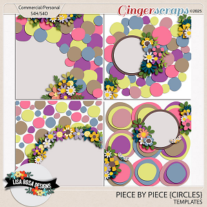 Piece by Piece {Circles} Templates by Lisa Rosa Designs