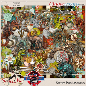 Steam Punkasaurus MEGA Collab Kit by The Scrappy Kat