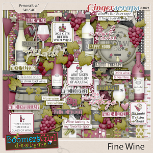 Fine Wine by BoomersGirl Designs