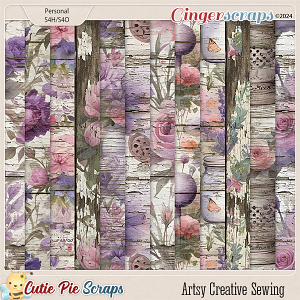 Artsy Creative Sewing Wood Papers