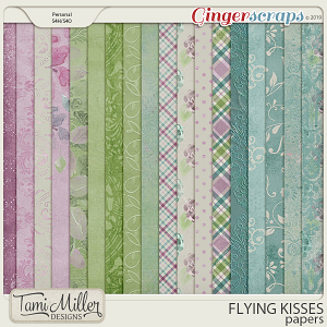 Flying Kisses Papers by Tami Miller Designs