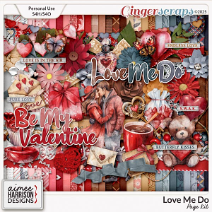 Love Me Do Page Kit by Aimee Harrison