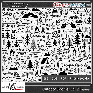 Outdoor Doodles Vol 2 CU Elements Outdoor Doodles Vol 2 CU Elements