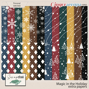 Magic in the Holiday Extra Papers by ScrapChat Designs