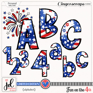 Fun on the 4th {Alphabet} LIMITED EDITION