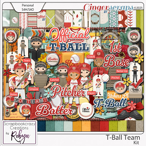 T-Ball Team Kit by Scrapbookcrazy Creations