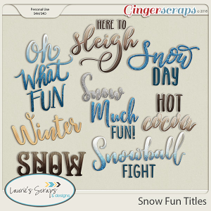 Snow Fun Titles