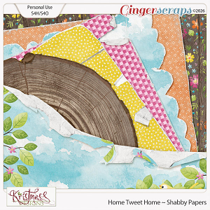Home Tweet Home Shabby Papers