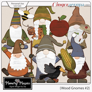 Wood Gnomes #2 by Memory Mosaic 