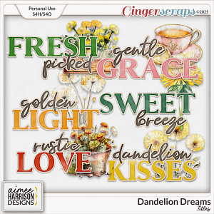 Dandelion Dreams Titles by Aimee Harrison Dandelion Dreams Titles by Aimee Harrison
