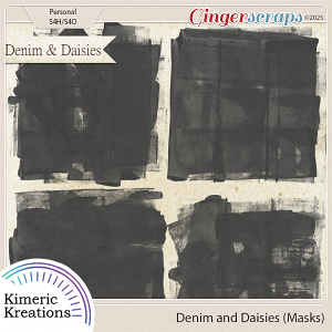 Denim and Daisies Masks by Kimeric Kreations