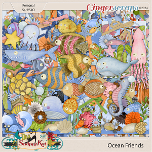 Ocean Friends MEGA Kit by The Scrappy Kat