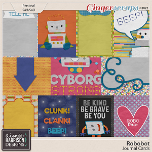 Robobot Journal Cards by Aimee Harrison