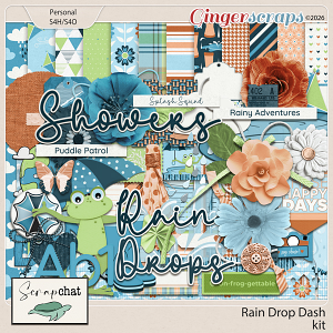 Rain Drop Dash Kit by ScrapChat Designs