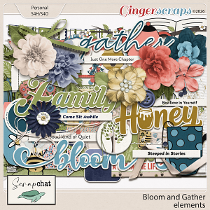 Bloom and Gather Elements by ScrapChat Designs Short Description: