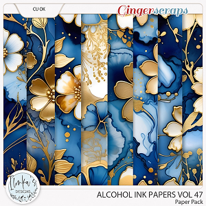 CU Alcohol Ink Papers Vol 47 by Ilonka's Designs 