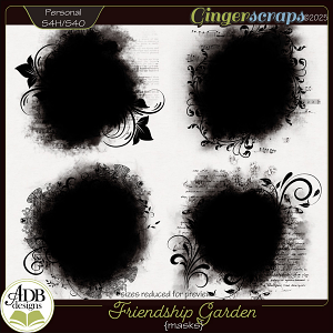 Friendship Garden Masks by ADB Designs