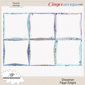 Dreamer Page Edges Pack-By Adrienne Skelton Designs 