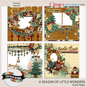 A Season Of Little Wonders - Quick Pages by Lisa Rosa Designs