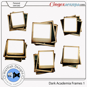 Dark Academia Frames 1 by Wetfish Designs