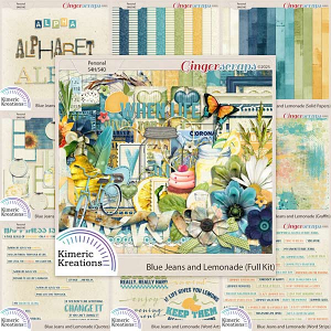 Blue Jeans and Lemonade Collection by Kimeric Kreations