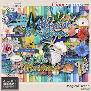 Magical Ocean Page Kit by Aimee Harrison