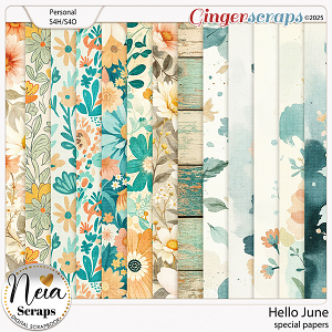 Hello June - Special Papers - by Neia Scraps