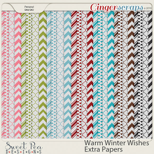 Warm Winter Wishes Extra Papers