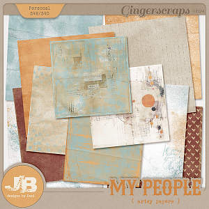 My People Artsy Papers by JB Studio