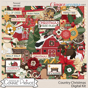 Country Christmas - Kit by Connie Prince