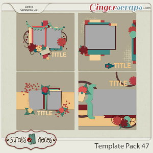 Template Pack 47  by Scraps N Pieces