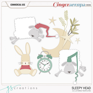 Sleepyhead Layered Templates (CU) by GS Creations