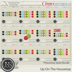 Up On The Housetop CU Photoshop Styles Bundle