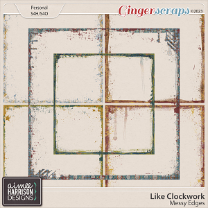 Like Clockwork Messy Edges by Aimee Harrison