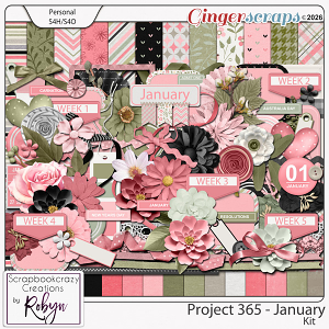 Project 365 - January Kit by Scrapbookcrazy Creations