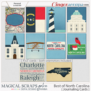 Best of North Carolina (journaling cards)