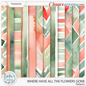 Where Have All The Flowers Gone Patterns by Ilonka's Designs 