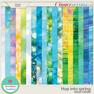 Hop into spring - magic papers