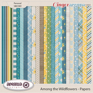 Among The Wildflowers - Papers by Aprilisa Designs