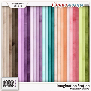 Imagination Station Watercolor Papers by Aimee Harrison