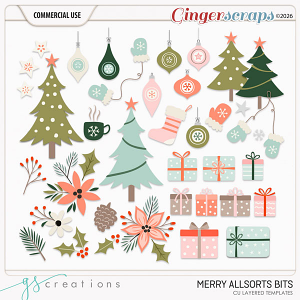 Merry Allsorts Bits Layered Templates (CU) by GS Creations